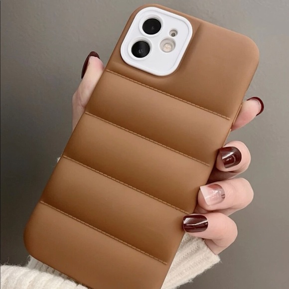 Khaki Puffer IPhone Case - Picture 2 of 4